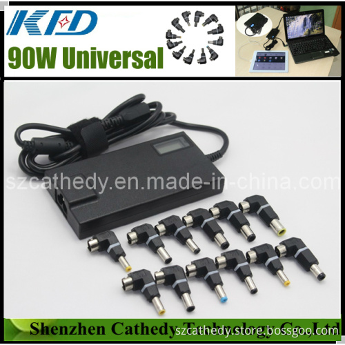 90W Slim USB LCD Notebook Universal AC Adapter Notebook Power Supply